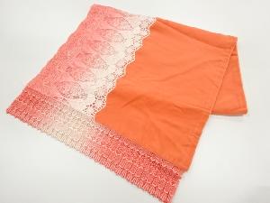 リサイクル　ビロードレース草花模様ショール